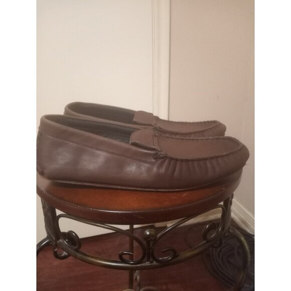 Allen Edmonds "SUPER SPORT" Driver Loafers Shoes Size 11 Mocha Brown - Picture 1 of 15
